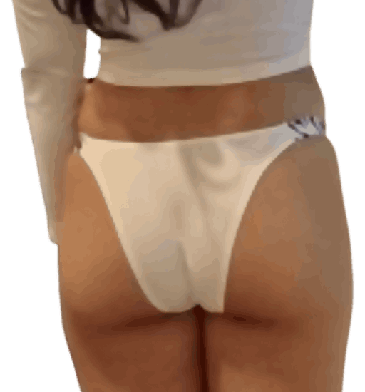 White high wasted panties
